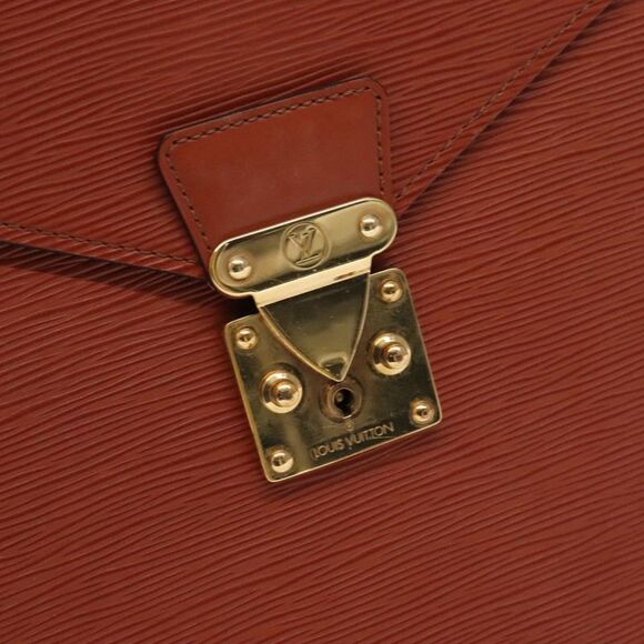 Louis Vuitton Serviette Conseiller Brown Leather Briefcase Bag (Pre-Owned) - Picture 6 of 16